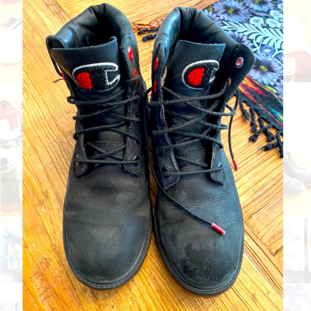 TIMBERLAND x CHAMPION boots Size 7 US - RARE